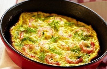 Omelete de Camarão Cremoso