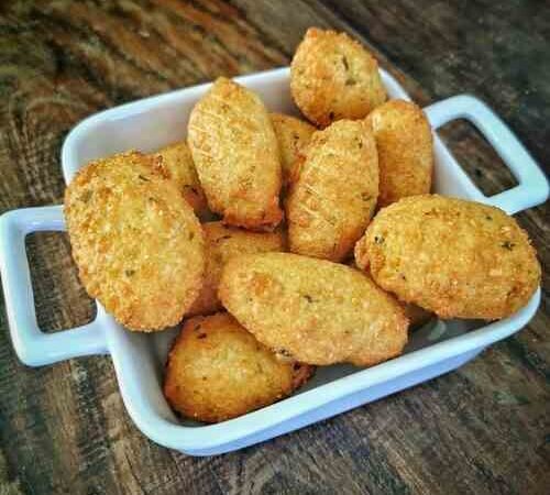 Bolinho de Arroz Simples Frito: Fica Sequinho sem ÓlEo 🥢😋 5 (40)