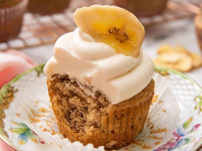 Cupcake de Banana e Aveia