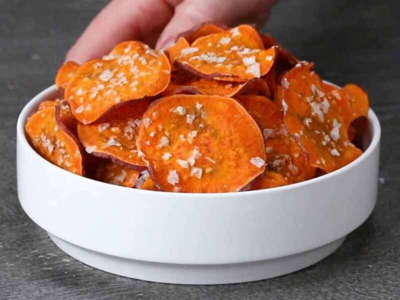 Como Fazer Chips de Batata Doce