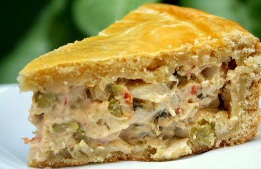 Empadão de Palmito Cremoso