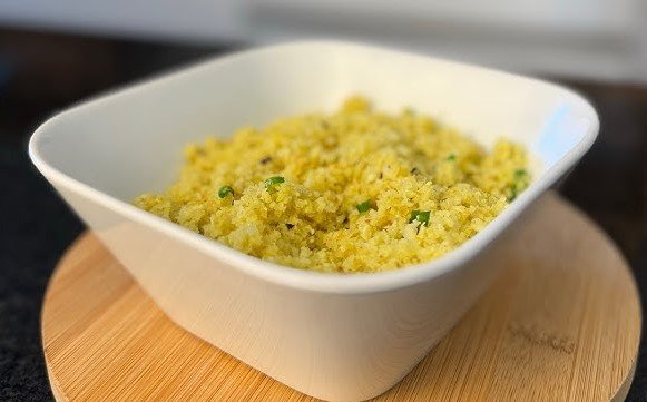 Arroz de Couve-flor no Forno