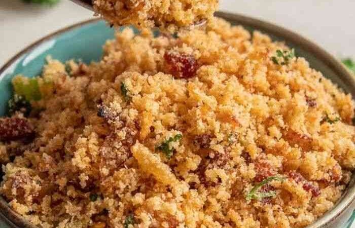 Como Fazer Farofa Caseira com Farinha de Mandioca – Rápida e Deliciosa 5 (11)