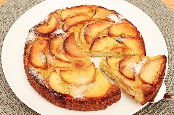 Torta de Maçã Fit na Frigideira