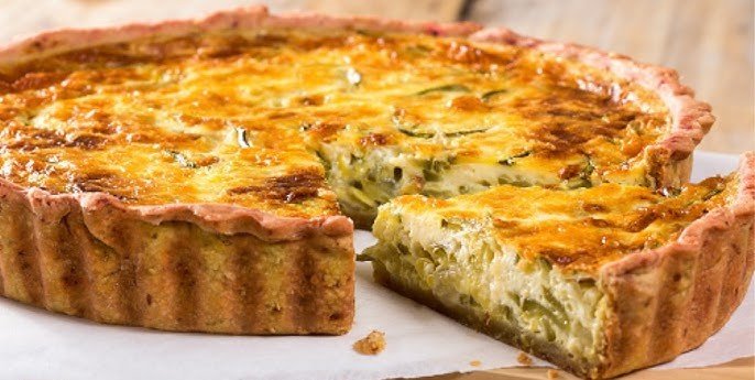 Mini Quiche de Alho-Poró