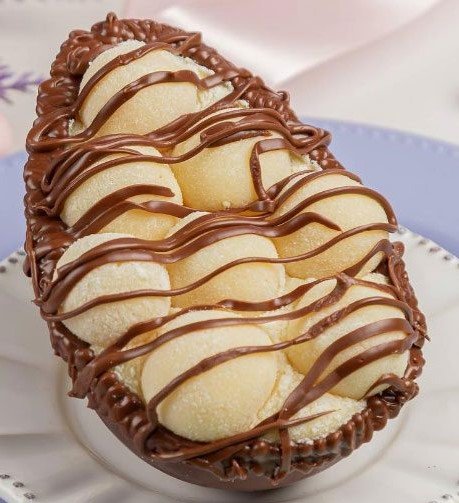 Ovo de Páscoa de Nutella e Ninho