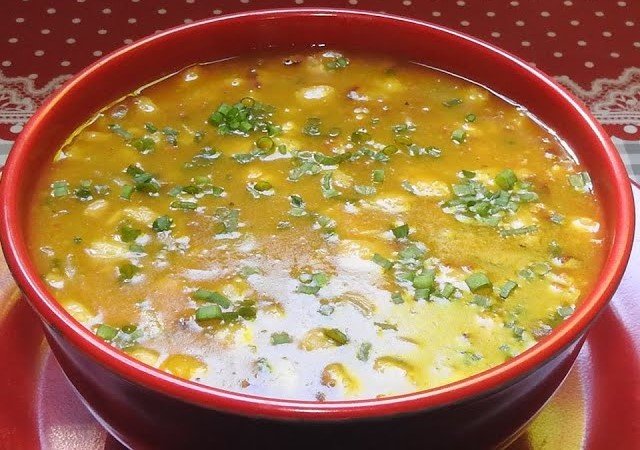Sopa de Mandioca e Carne