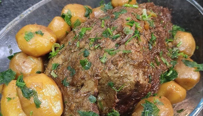 Cupim na pressão com batata