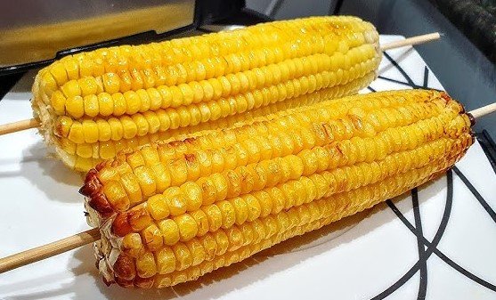 Milho Cozido Assado na Airfryer