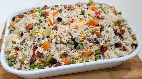 Arroz Agrega com Linguiça