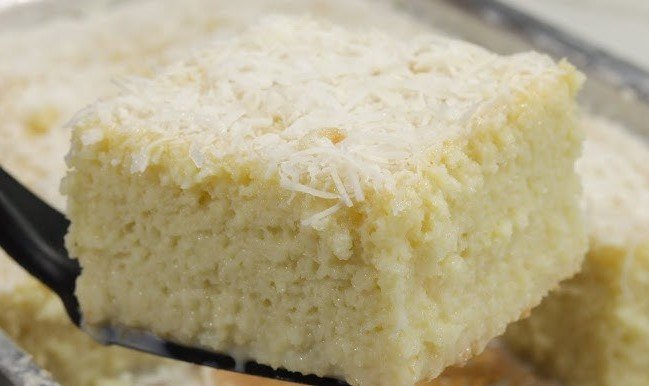 Bolo de Coco Sem Glúten e Sem Lactose