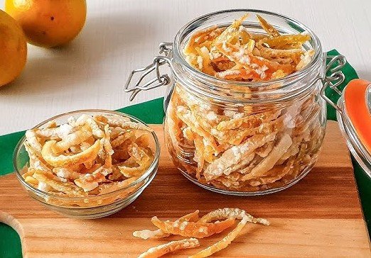 Casca de Laranja Cristalizada