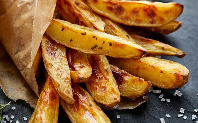 Palitos de Batata Doce no Forno