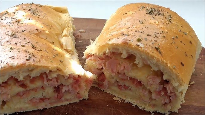 Pão Recheado que Não Precisa Sovar