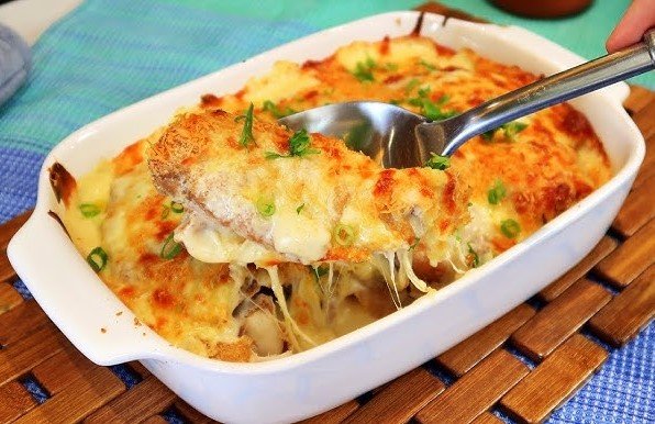 Tilápia Gratinada no Forno