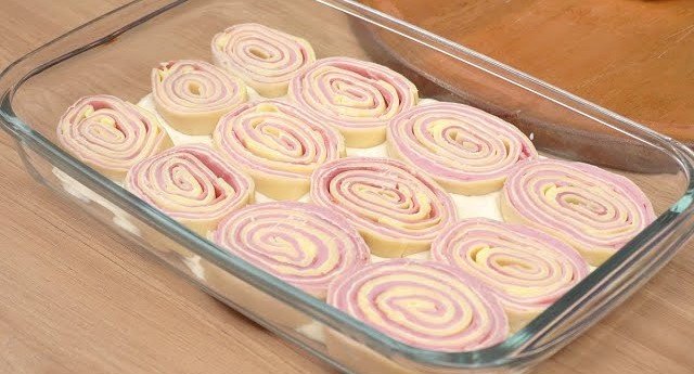 Rondelli com Massa de Pastel
