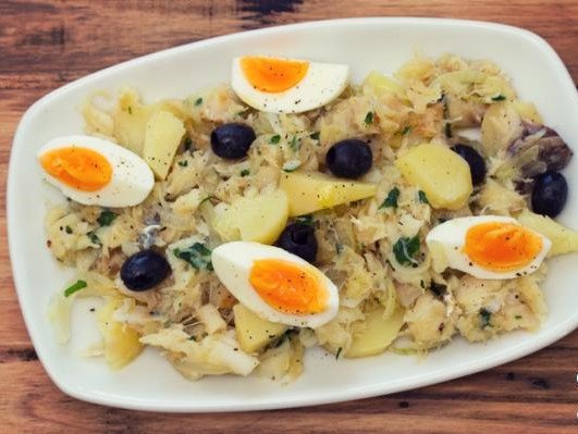 Salada de Bacalhau Tradicional Portuguesa