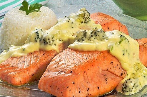 Salmão ao Molho Cremoso