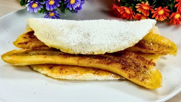 Tapioca com Banana e Mussarela