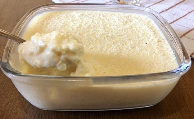 Tapioca Cremosa com Leite de Coco
