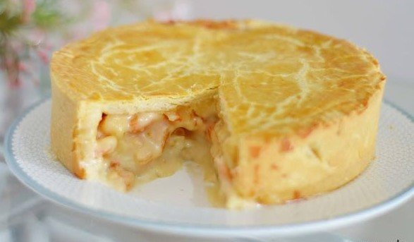 Torta de Camarão Cremosa