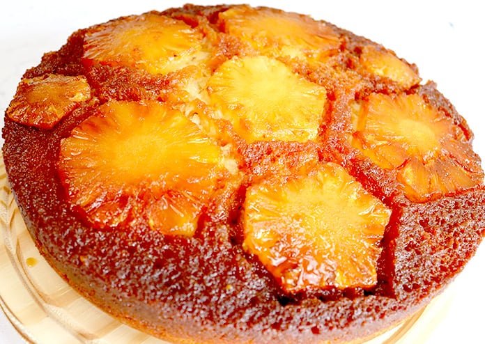 Bolo de Abacaxi com Coco na Airfryer Saudável