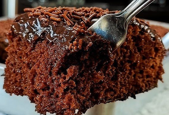 Bolo de Chocolate Quente