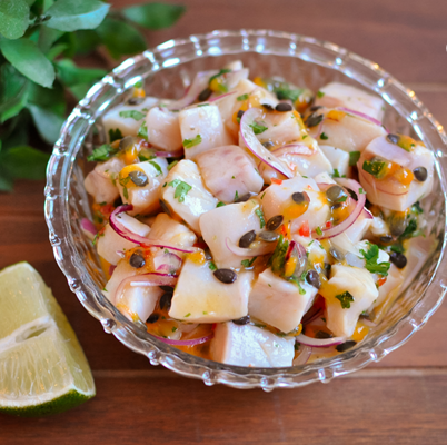 Ceviche com Maracujá