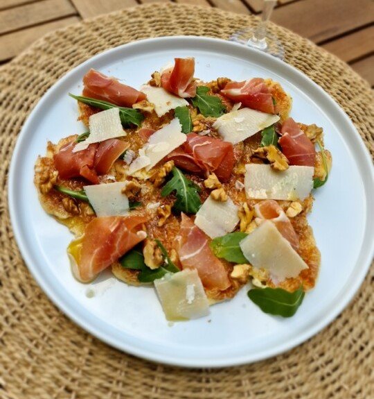 Carpaccio de Figos com Presunto
