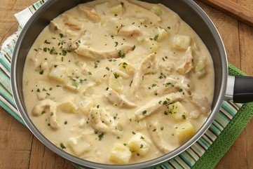 Creme de Batata com Frango