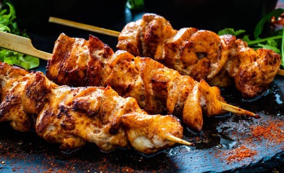 Kebab de Frango no Espeto