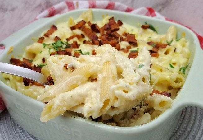 Macarrão com Creme de Batata