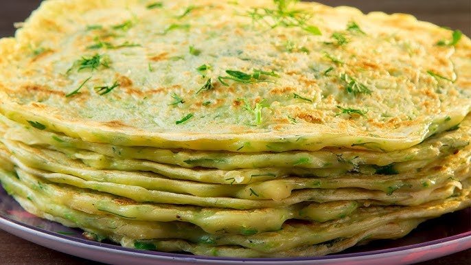 Panqueca de Abobrinha Verde Low Carb