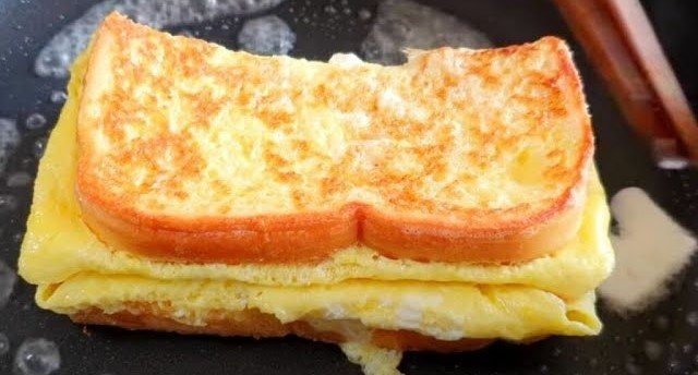 Sanduíche de Omelete no Micro-ondas