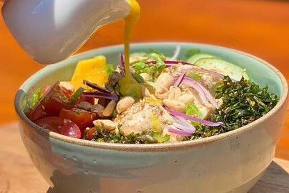 Poke de Frango Simples e Saudável