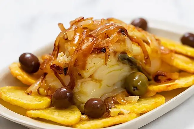 Bacalhau à Braga no Forno