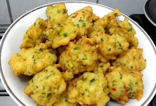 Bolinho de Couve-Flor com Queijo