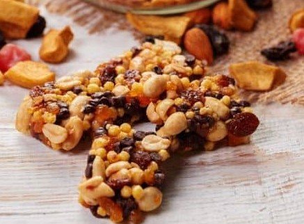 Barrinha Saudável de Castanha e Frutas