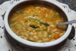 fejoada de frango e cogumelos