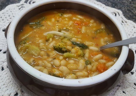 Feijoada de Frango e Cogumelos