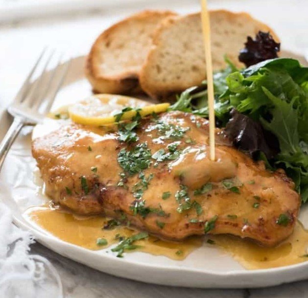 Filé de Frango ao Molho de Limão