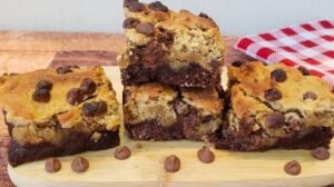 Receita de Cookie de Brownie em Casa Fácil