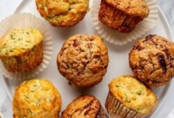 receita de muffins saudáveis