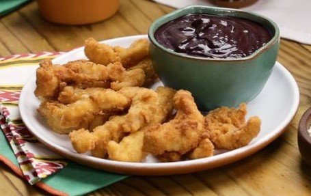 Peixe de Pirarucu com Açaí