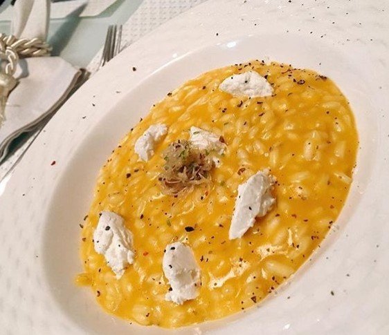 Risoto de Abóbora com Queijo da Serra