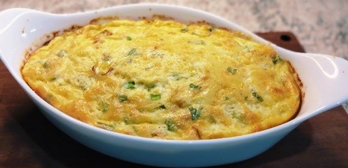 Suflê de Brócolis com Cenoura
