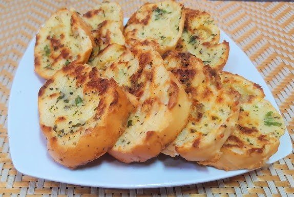 Rabanadas Salgadas com Presunto e Queijo