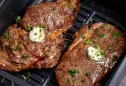 Receita de Fraldinha na Airfryer com Manteiga e Alho