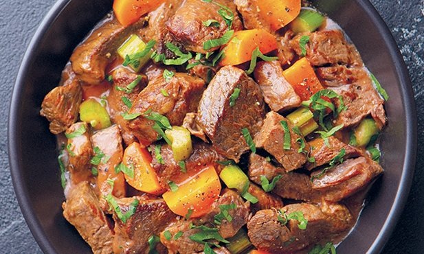 Receita de Carne de Vaca aos Cubos