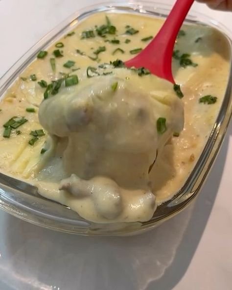 Creme de Batata com Carne de Alcatra